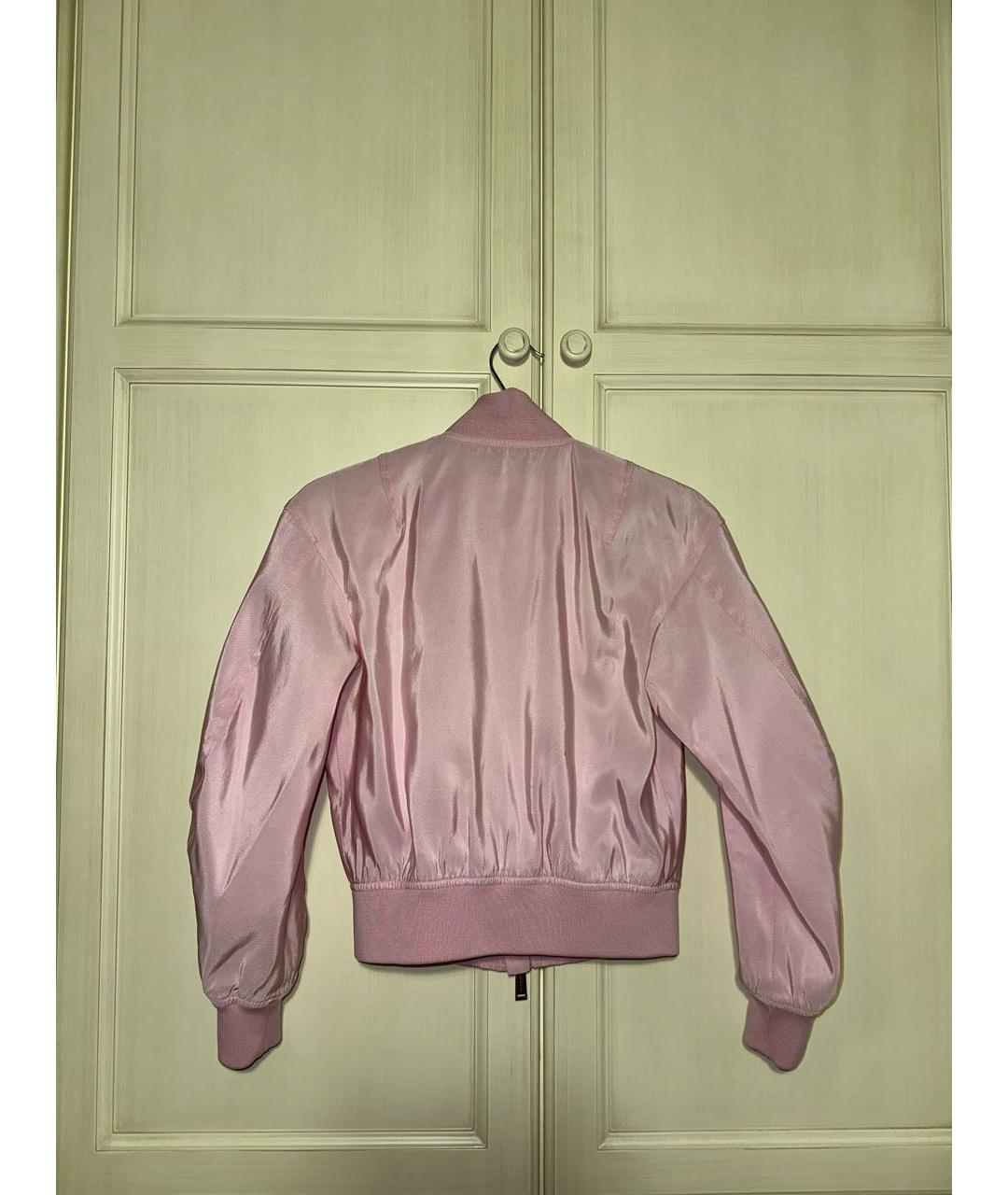 DSQUARED2 Розовая шелковая куртка, фото 2