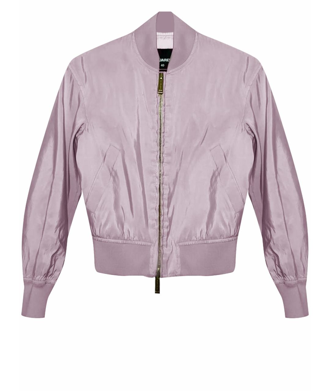 DSQUARED2 Розовая шелковая куртка, фото 1