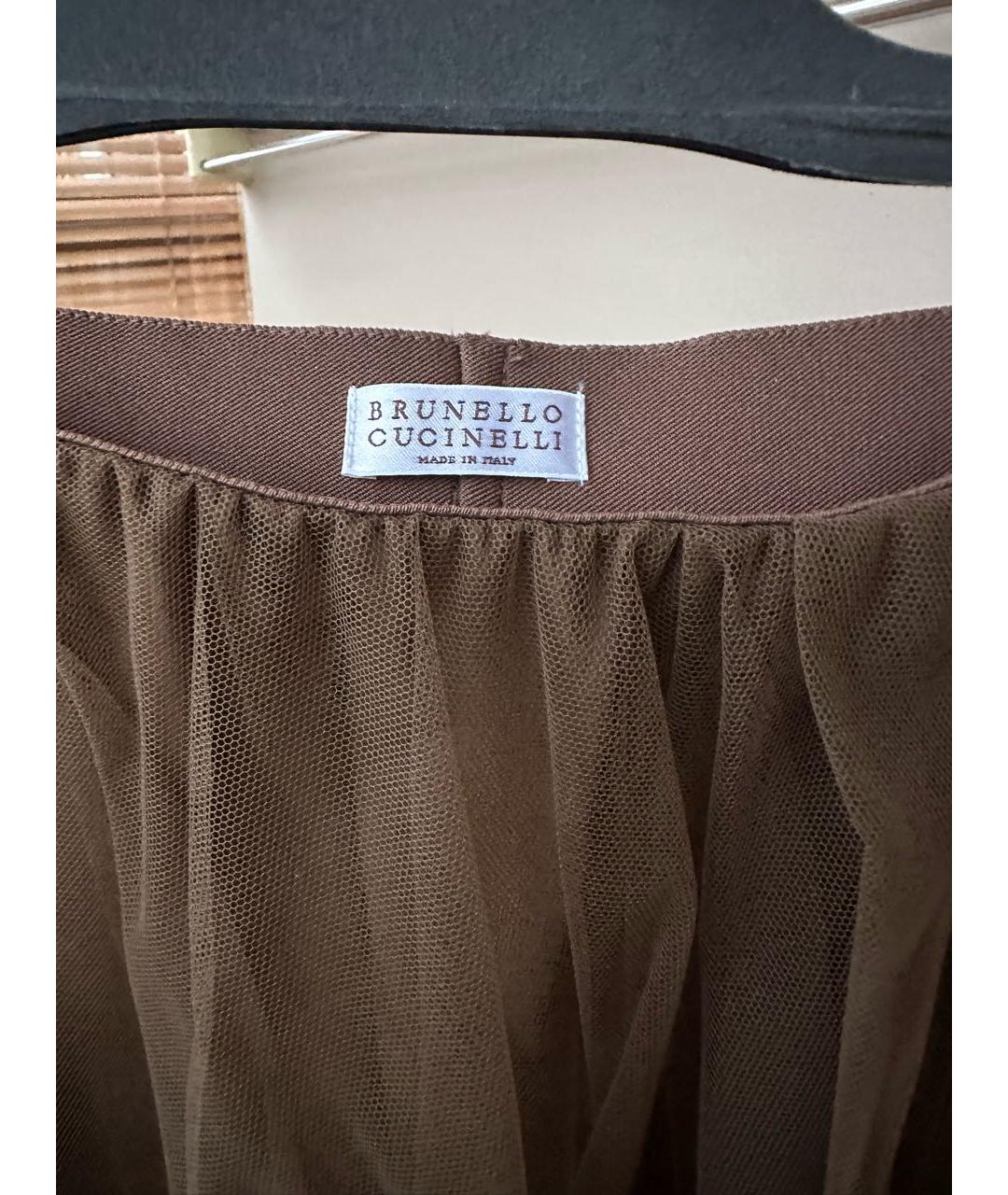BRUNELLO CUCINELLI Мульти юбка макси, фото 3