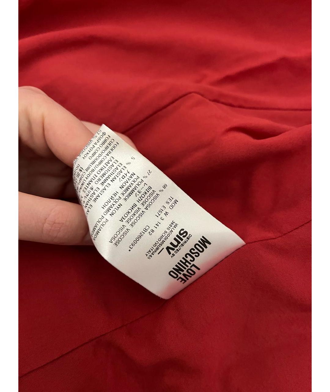 LOVE MOSCHINO Красный жакет/пиджак, фото 7