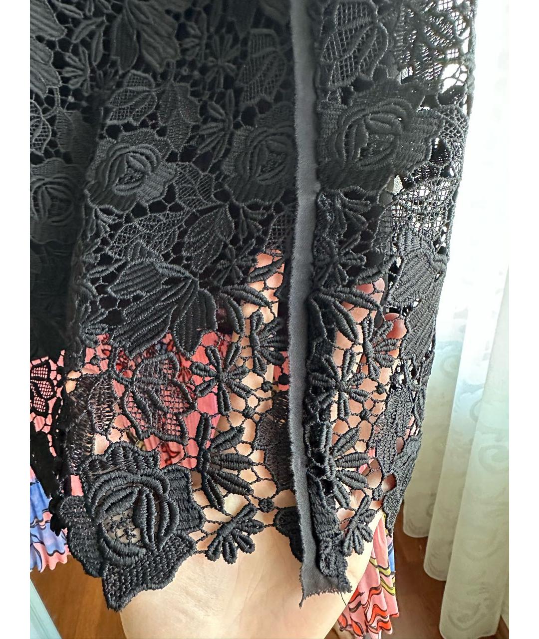 PINKO Черное кружевное вечернее платье, фото 6
