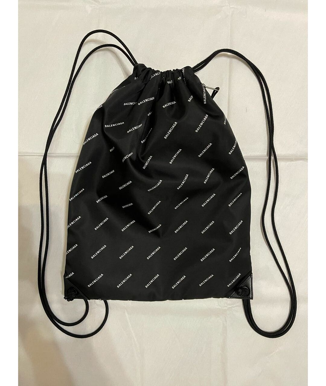 BALENCIAGA Черный синтетический рюкзак, фото 7