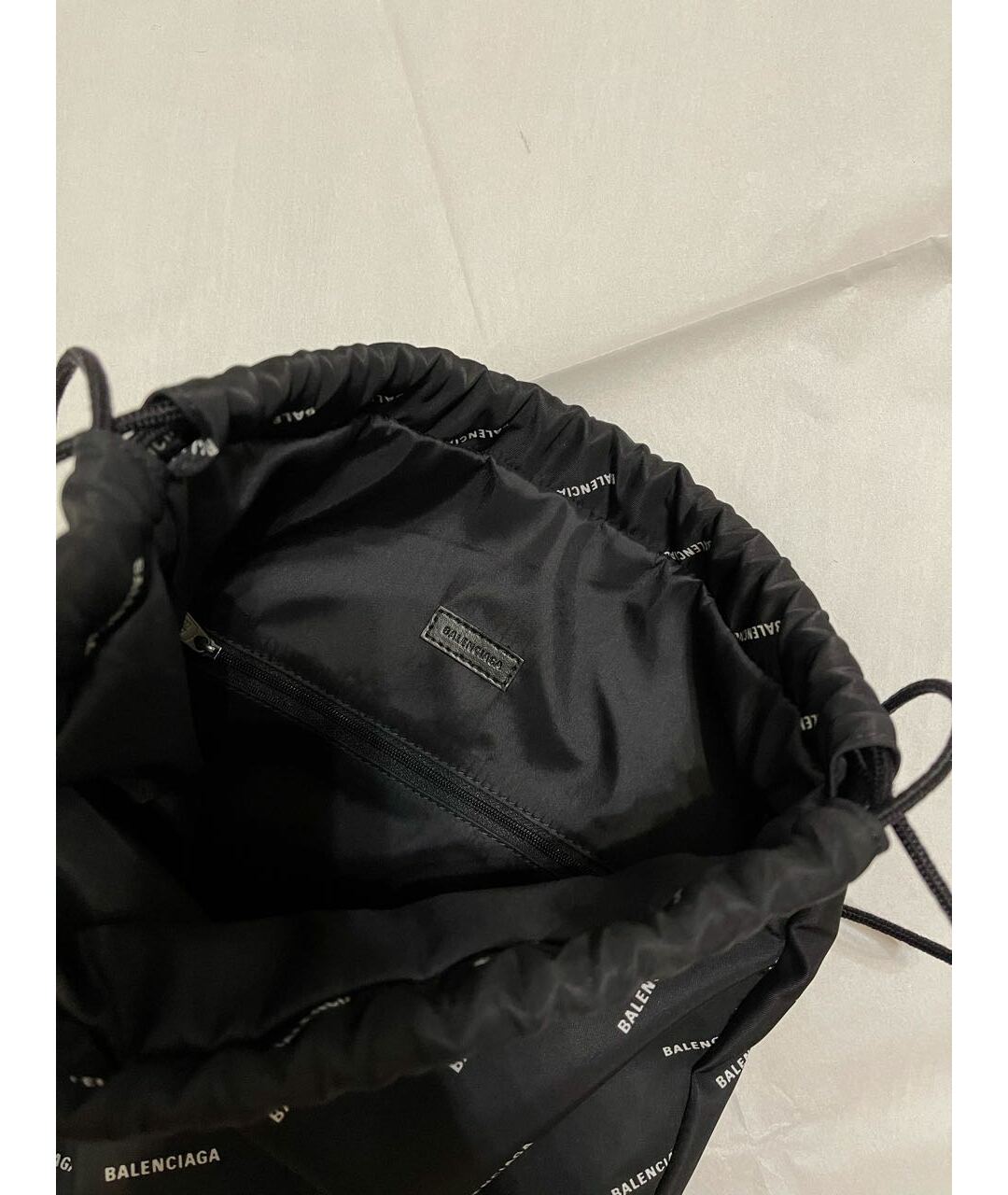 BALENCIAGA Черный синтетический рюкзак, фото 5