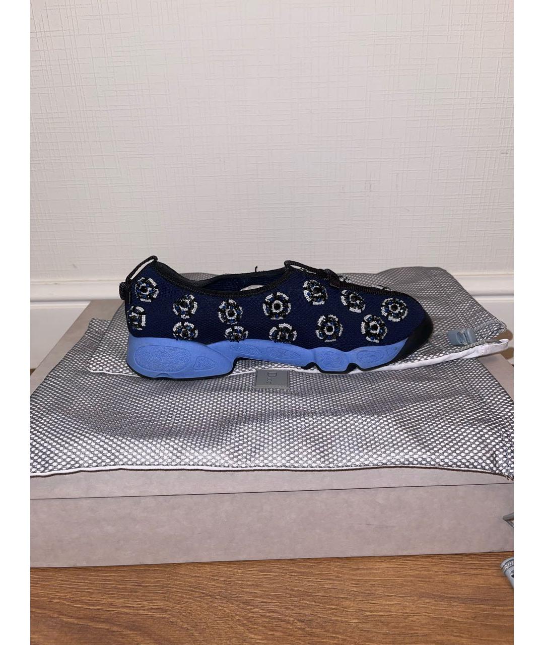 CHRISTIAN DIOR Черные текстильные слипоны, фото 7