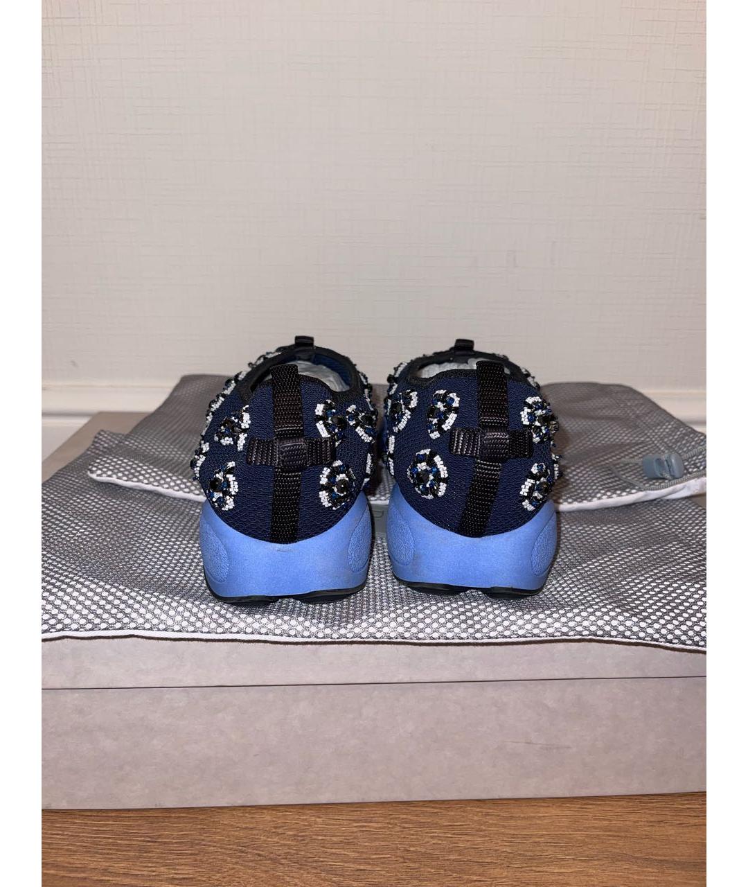 CHRISTIAN DIOR Черные текстильные слипоны, фото 4