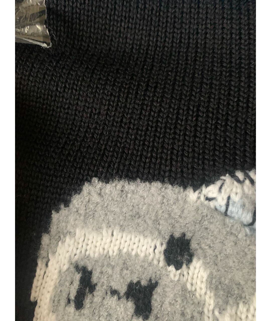 PALM ANGELS Черный хлопковый джемпер / свитер, фото 4