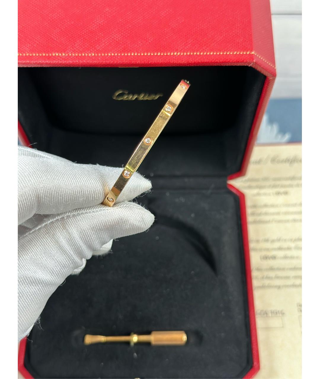 CARTIER Золотой браслет из розового золота, фото 4