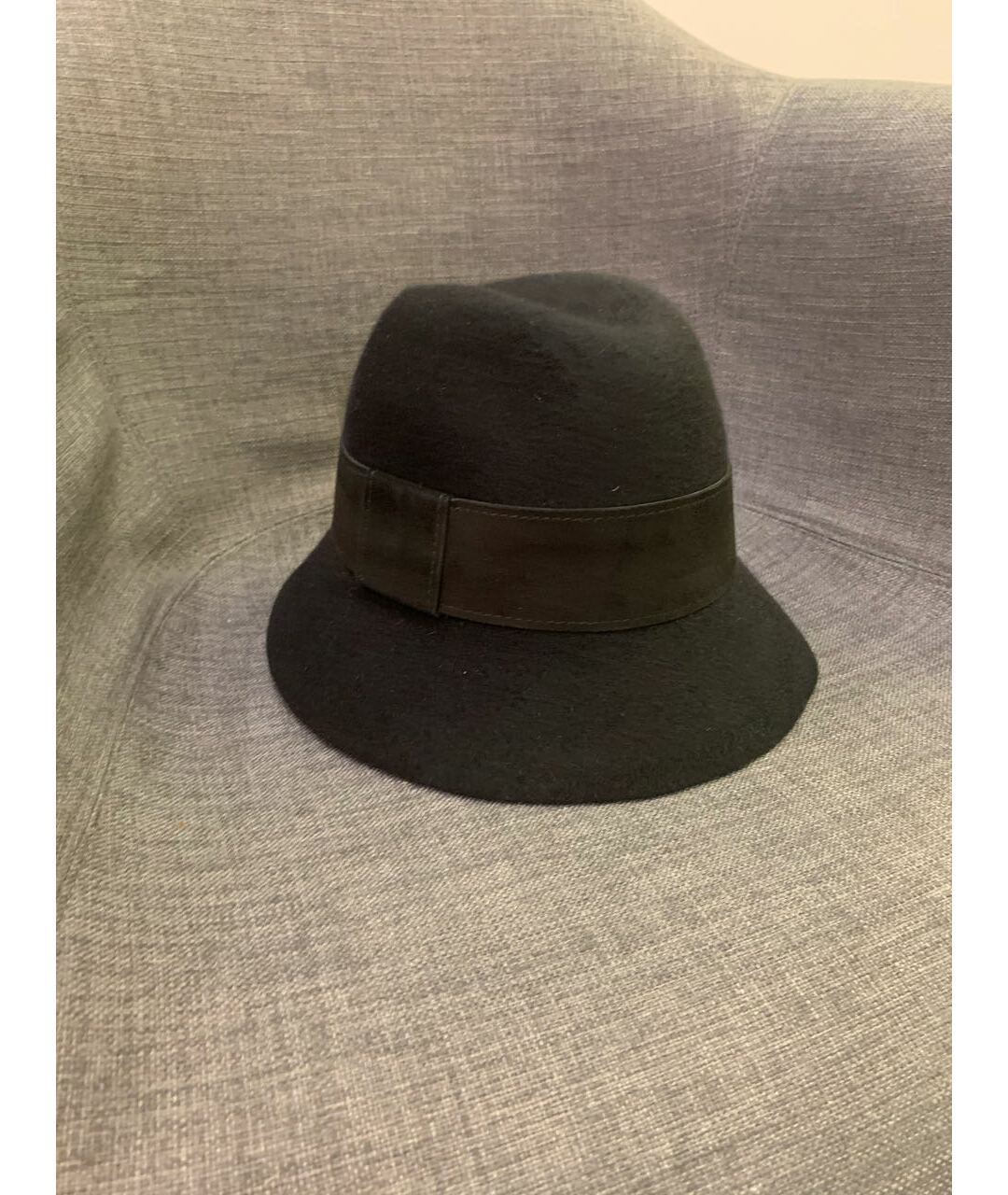 LORO PIANA Черная кашемировая шляпа, фото 4