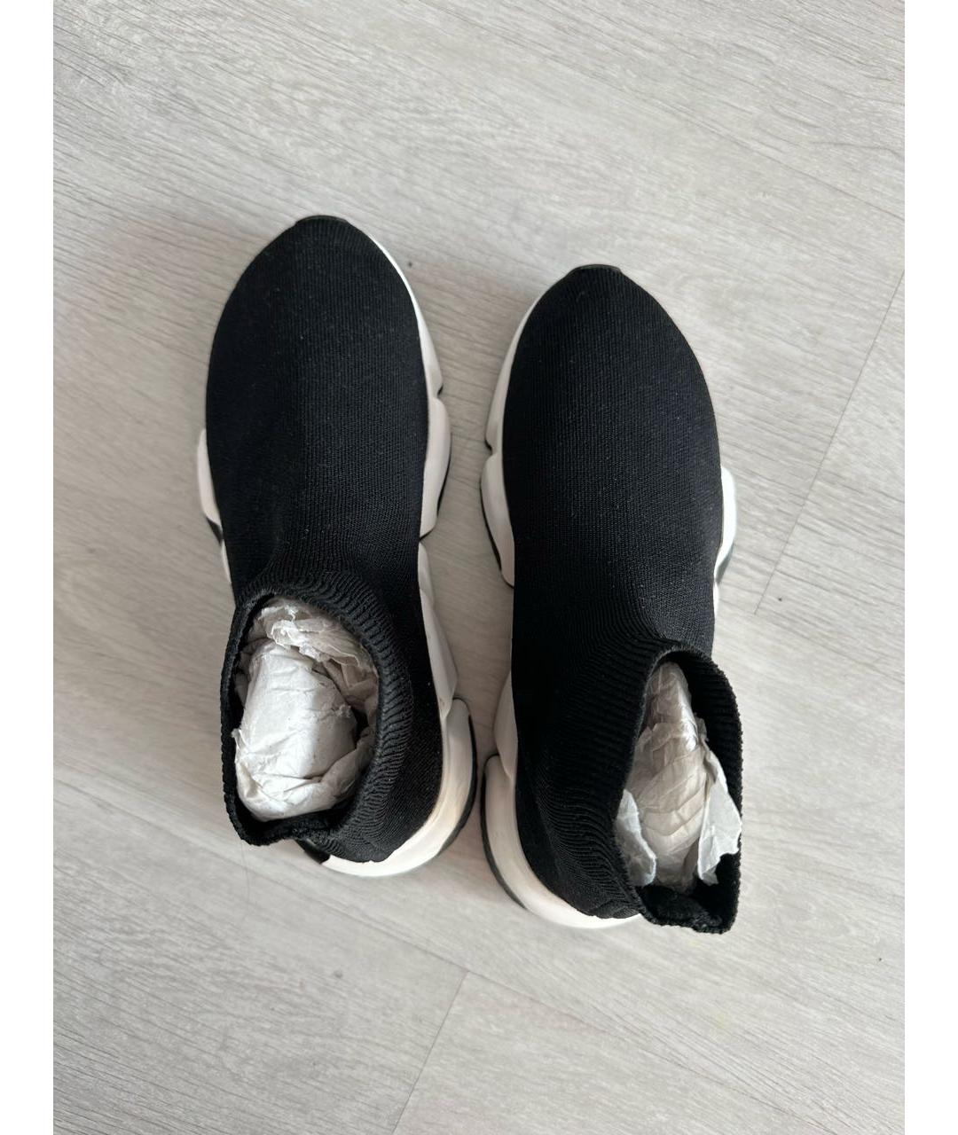 BALENCIAGA Черные кроссовки, фото 3