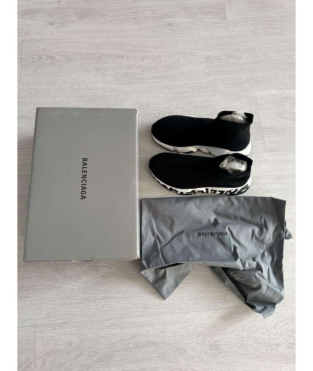 BALENCIAGA Черные кроссовки, фото 7