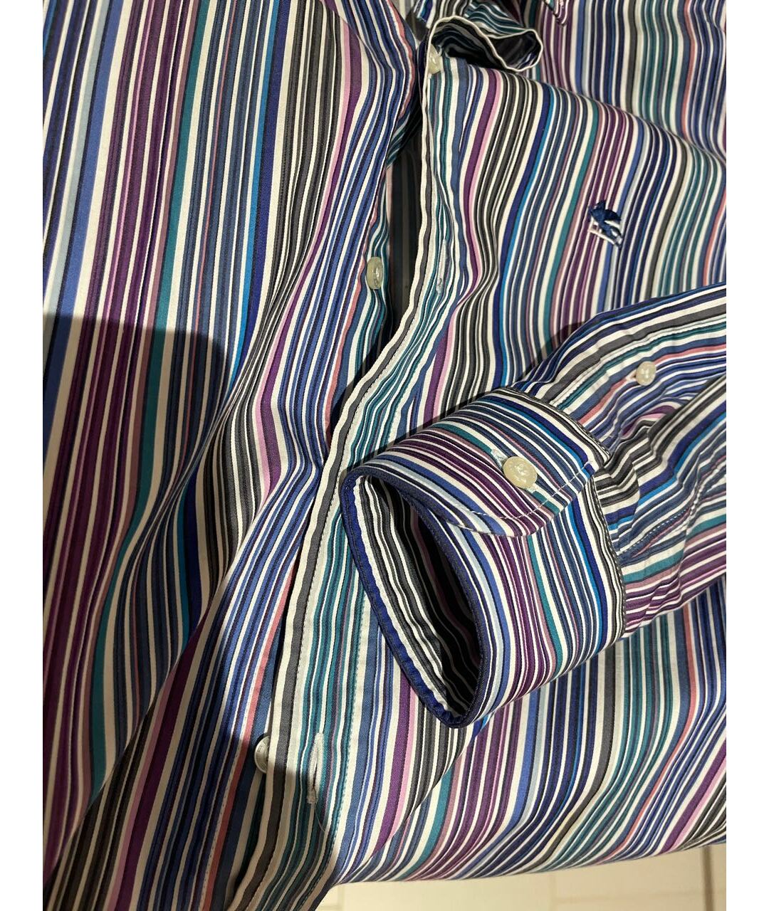 ETRO Мульти хлопковая классическая рубашка, фото 4