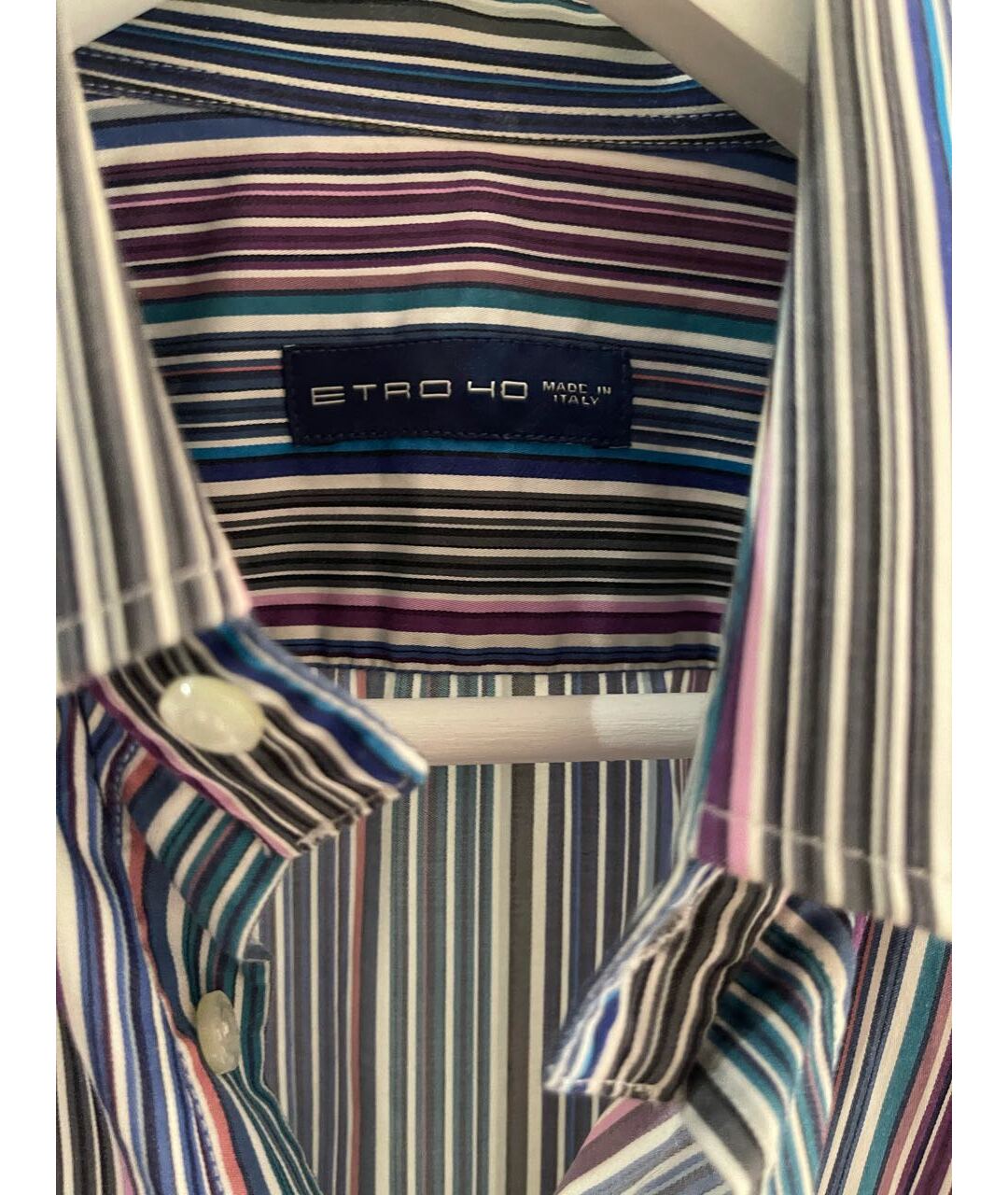 ETRO Мульти хлопковая классическая рубашка, фото 3
