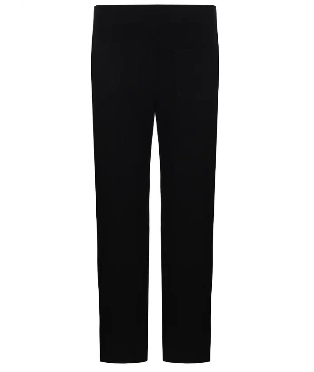 VALENTINO Черные вискозные повседневные брюки, фото 2