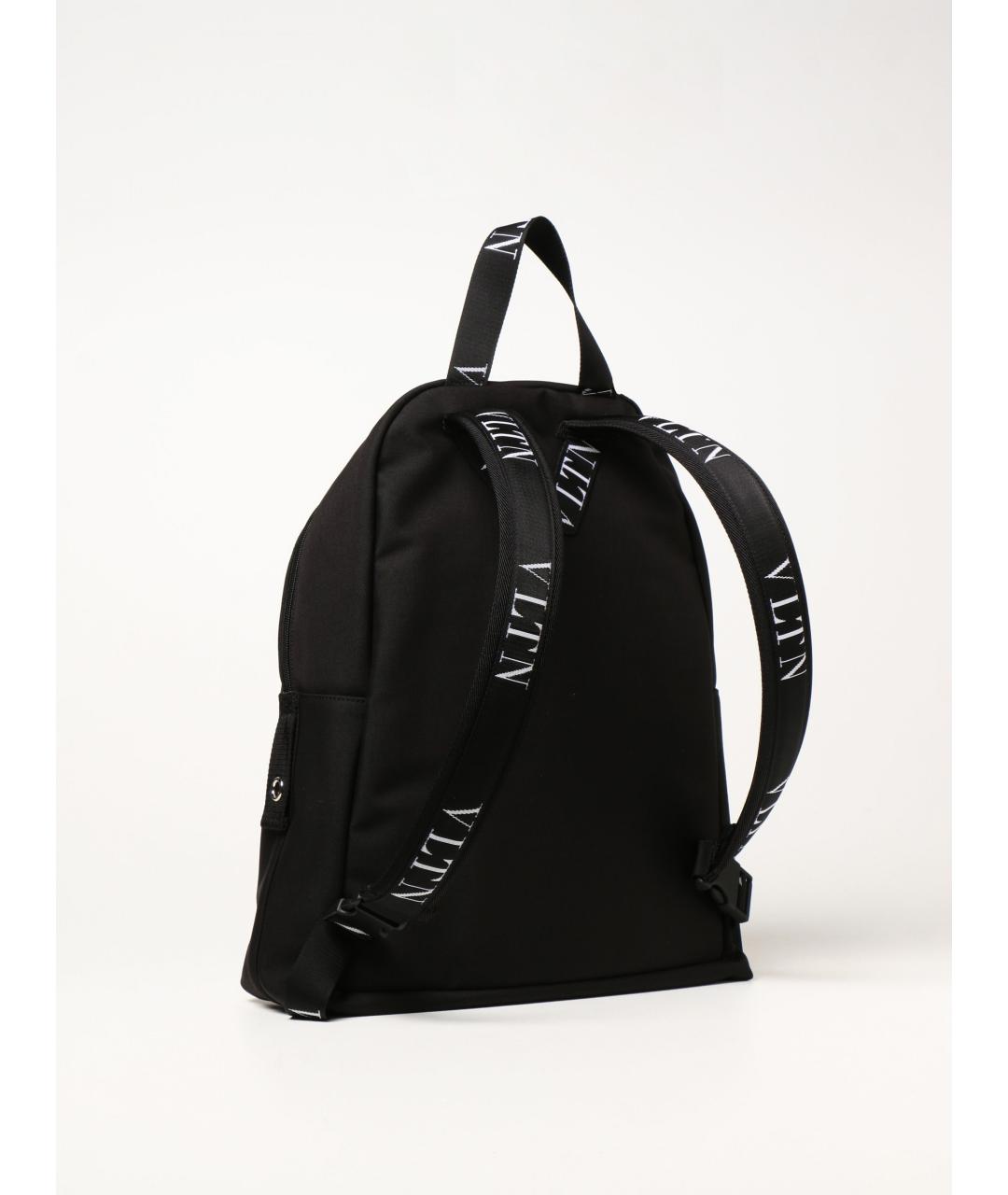 VALENTINO Черный тканевый рюкзак, фото 2