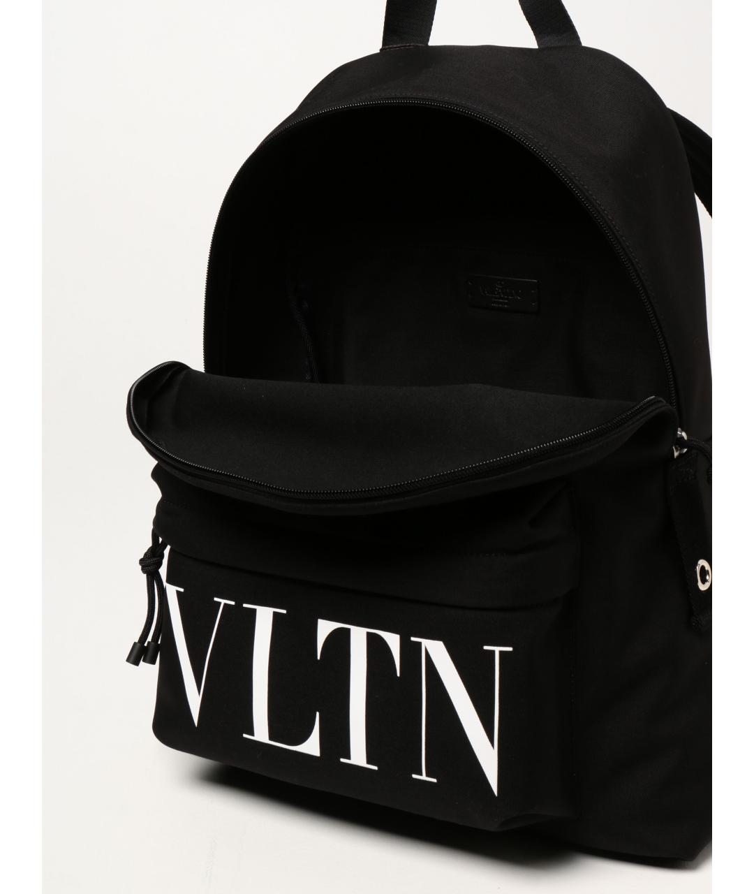 VALENTINO Черный тканевый рюкзак, фото 4