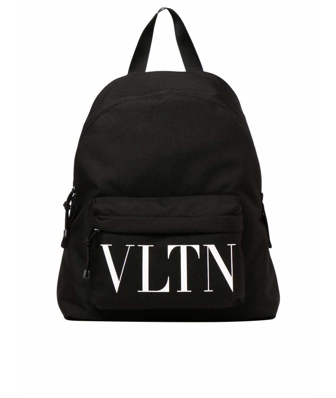 VALENTINO Черный тканевый рюкзак, фото 1