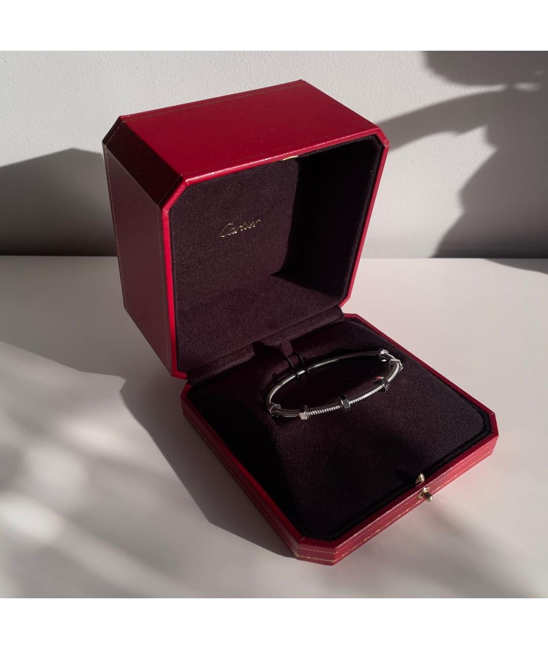 CARTIER Белый браслет из белого золота, фото 5