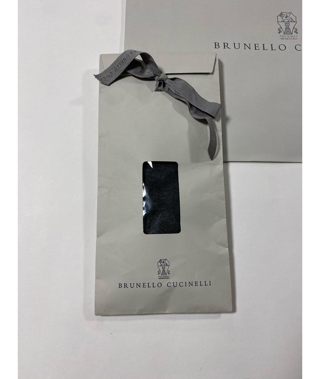BRUNELLO CUCINELLI Серые носки, чулки и колготы, фото 4