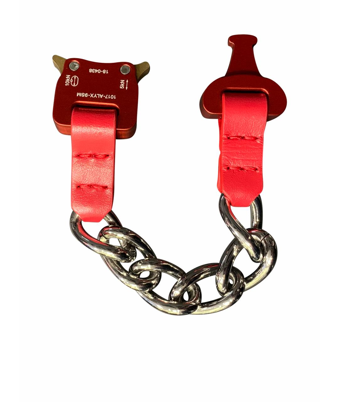 1017 ALYX 9SM Красный металлический браслет, фото 1