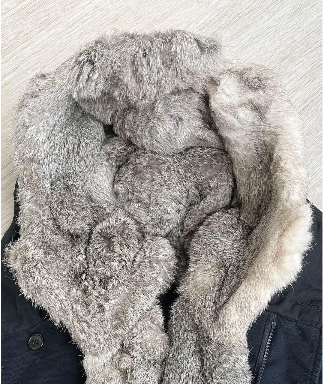 MAISON MARGIELA Темно-синяя хлопковая парка, фото 3