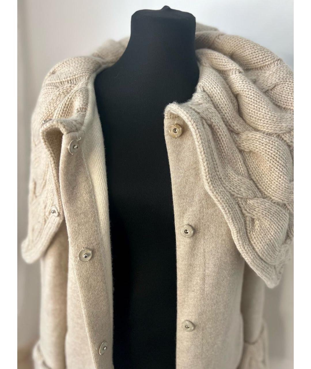 LORO PIANA Бежевое кашемировое пальто, фото 4