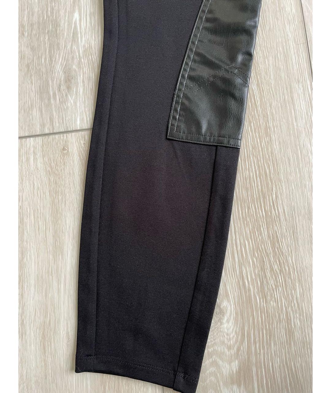 RALPH LAUREN Черные вискозные брюки узкие, фото 5