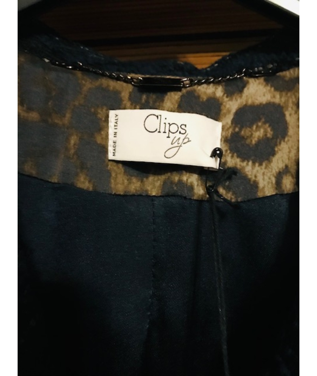 CLIPS Синий вискозный жакет/пиджак, фото 3