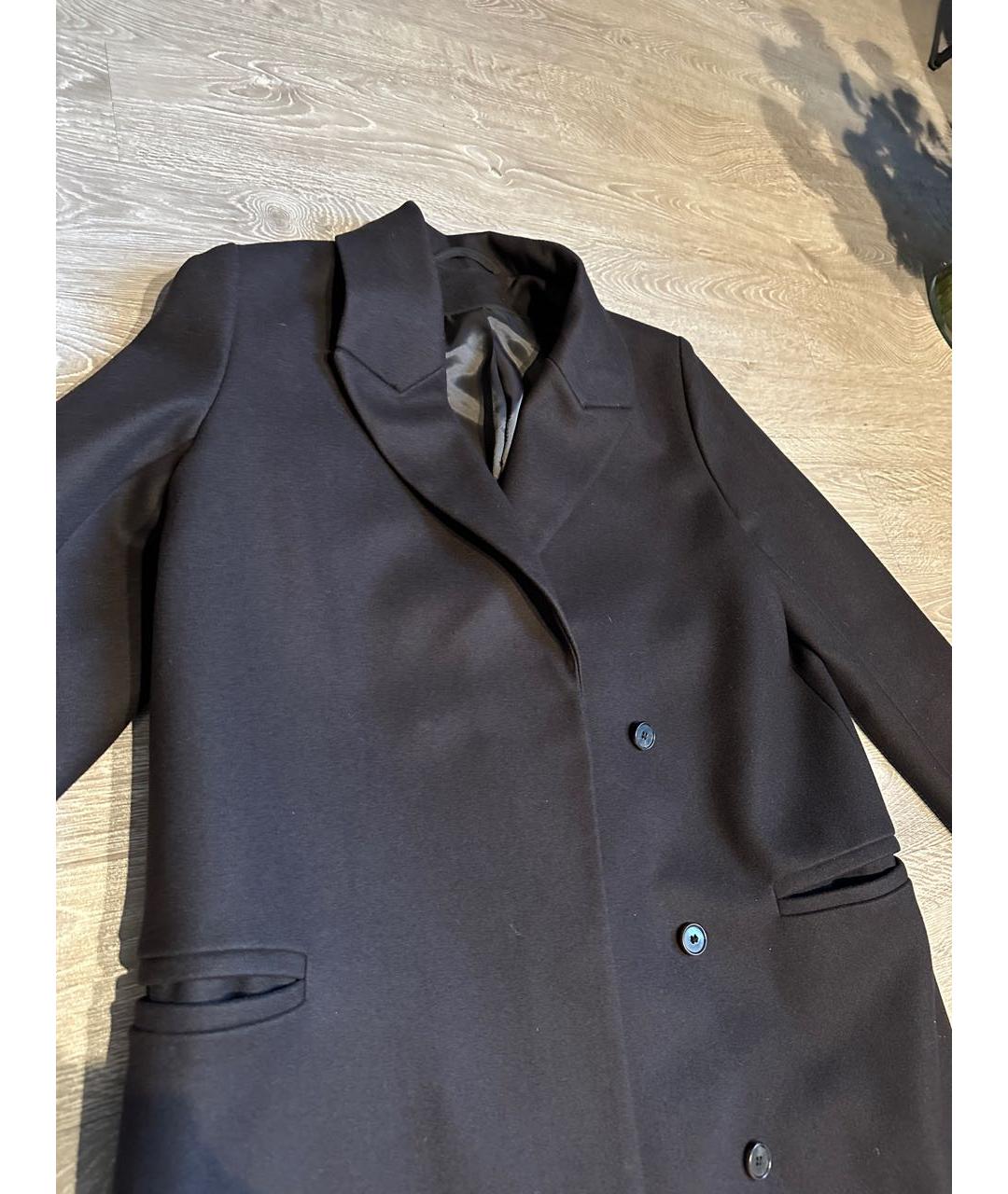 COS Коричневое шерстяное пальто, фото 8