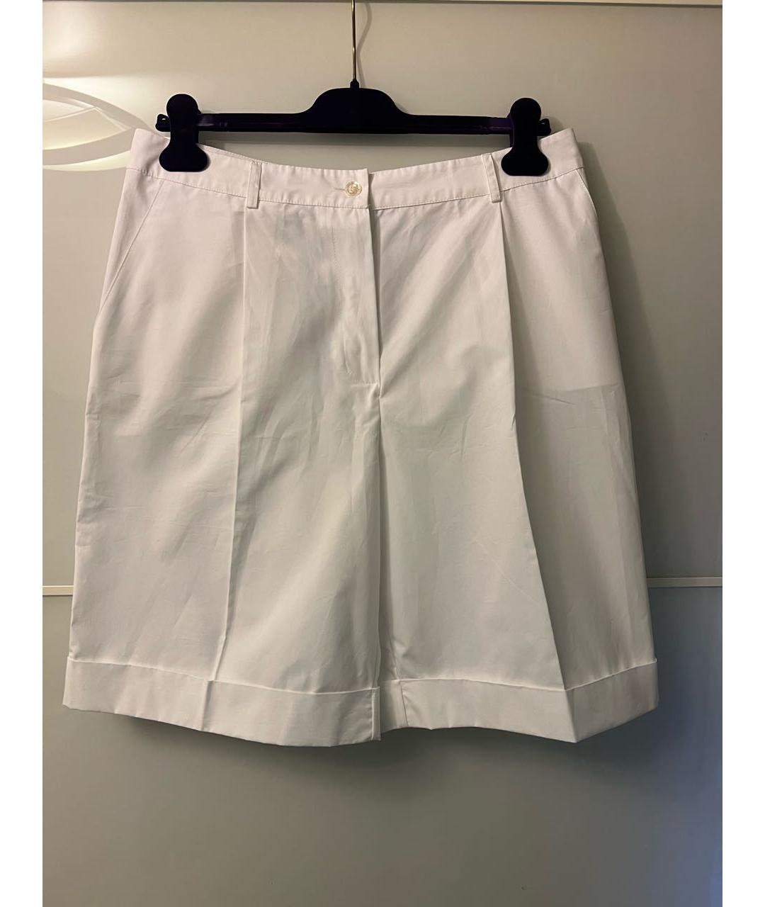 KITON Белые хлопковые шорты, фото 5