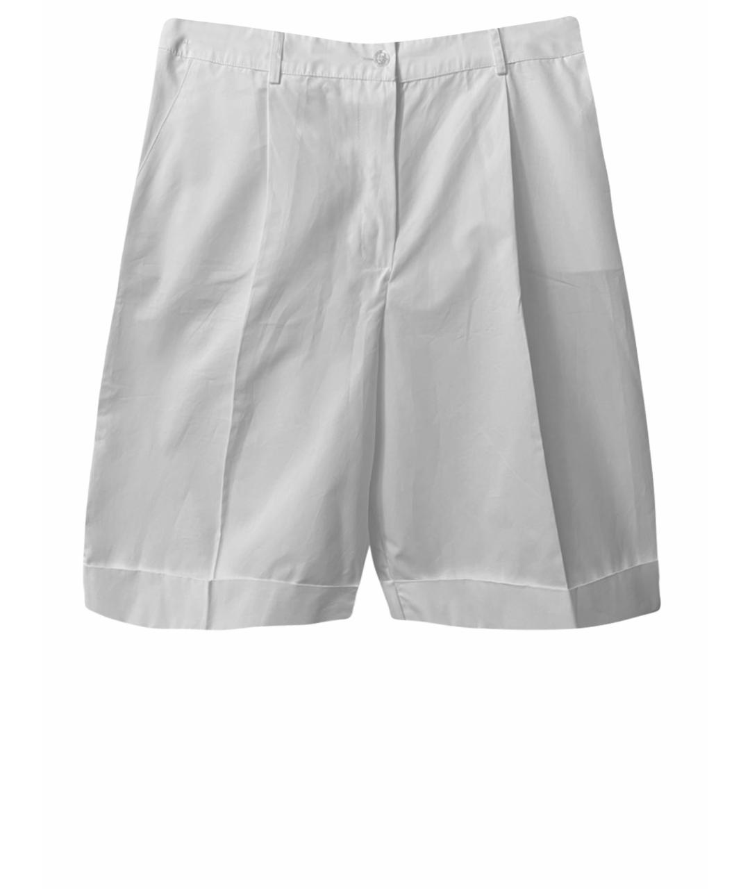 KITON Белые хлопковые шорты, фото 1
