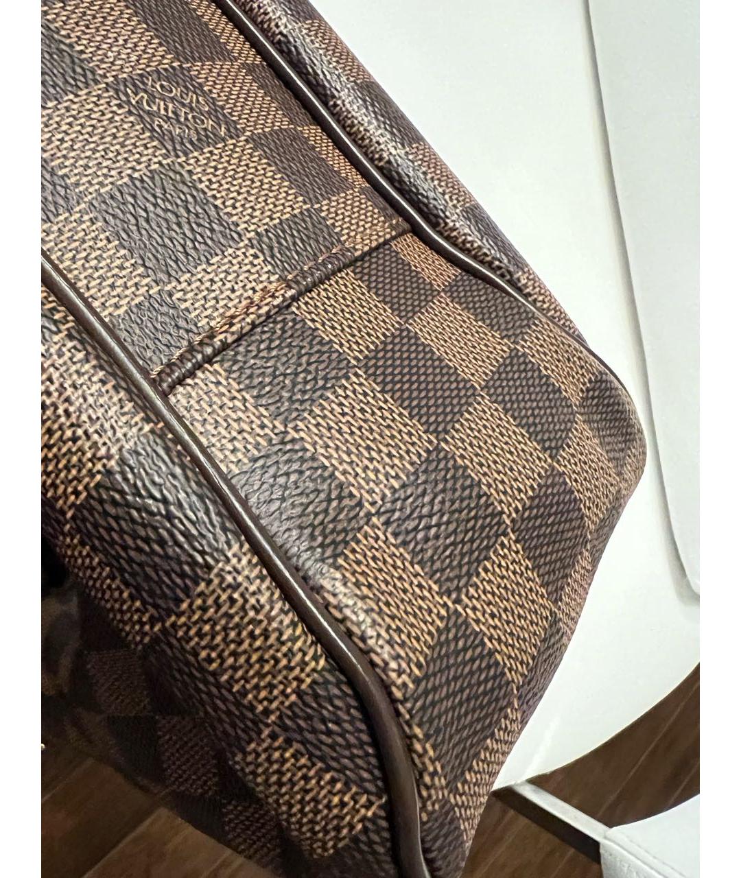 LOUIS VUITTON Коричневая сумка с короткими ручками, фото 8