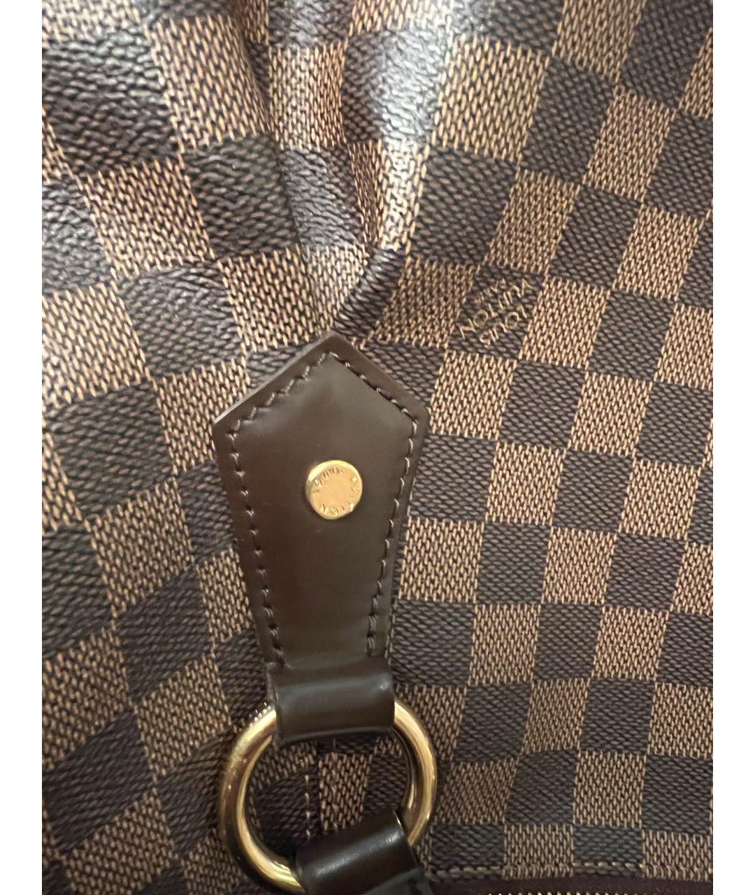 LOUIS VUITTON Коричневая сумка с короткими ручками, фото 6
