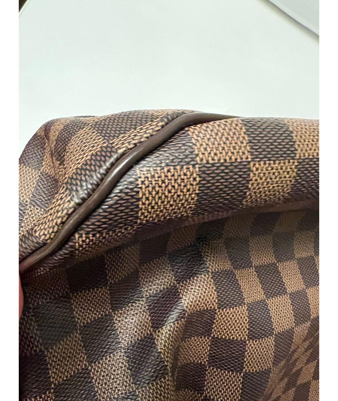 LOUIS VUITTON Коричневая сумка с короткими ручками, фото 7