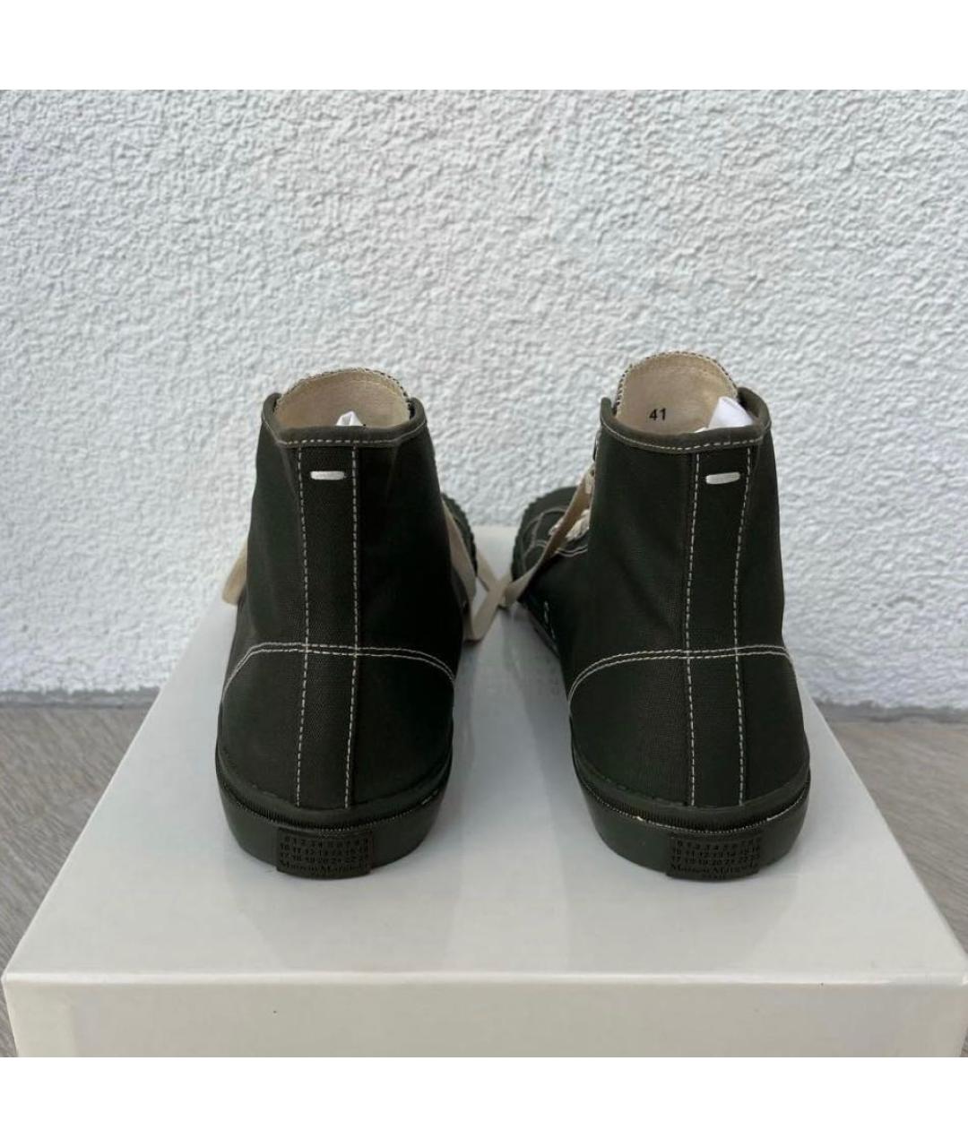 MAISON MARGIELA Хаки кеды, фото 4