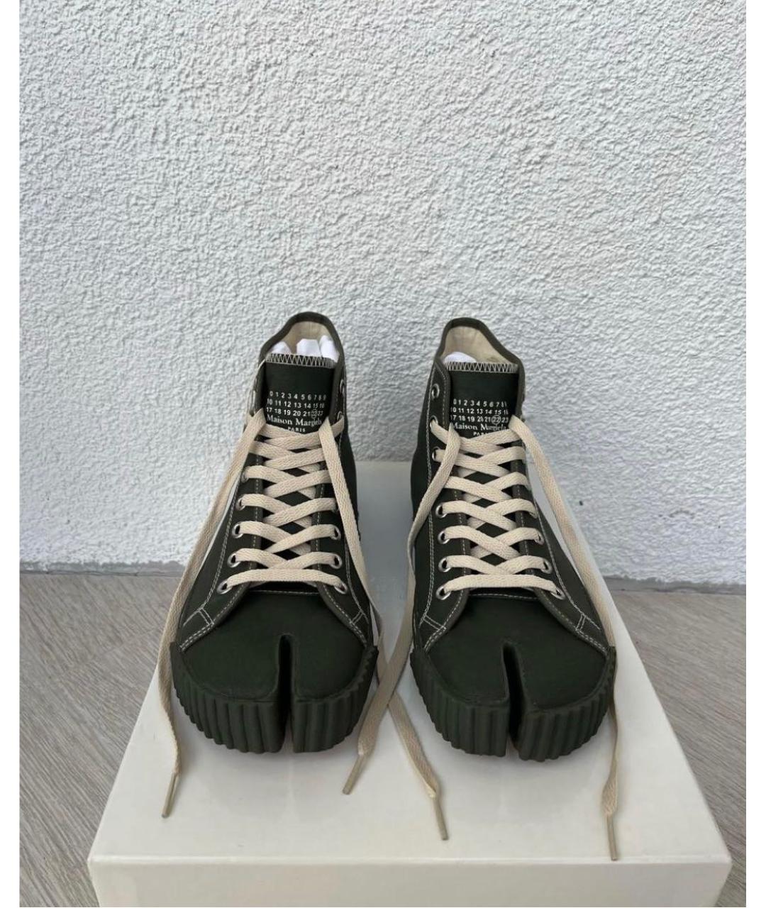 MAISON MARGIELA Хаки кеды, фото 2
