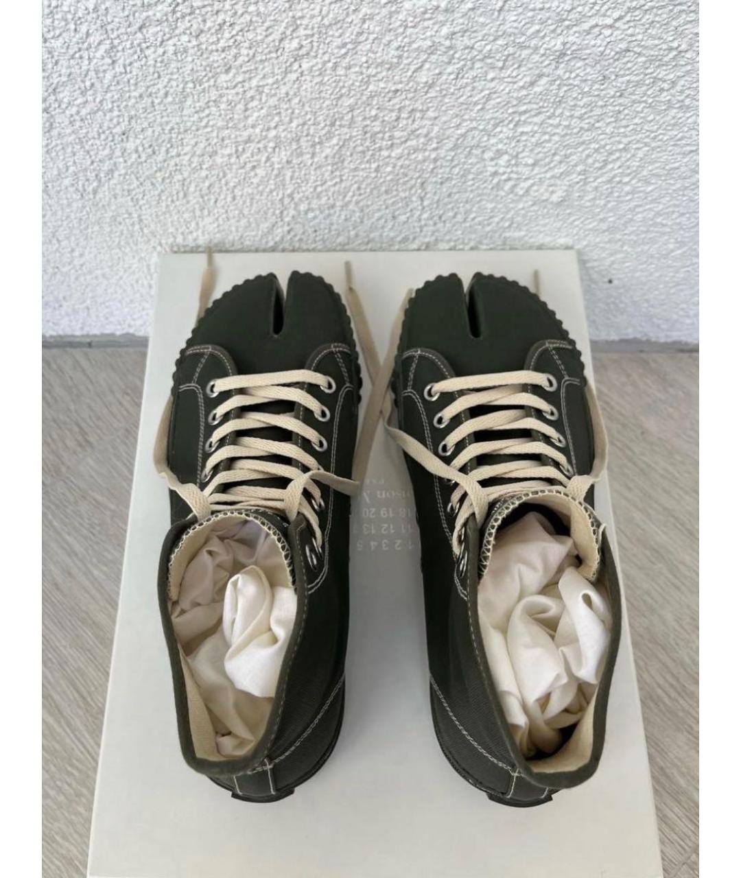 MAISON MARGIELA Хаки кеды, фото 3