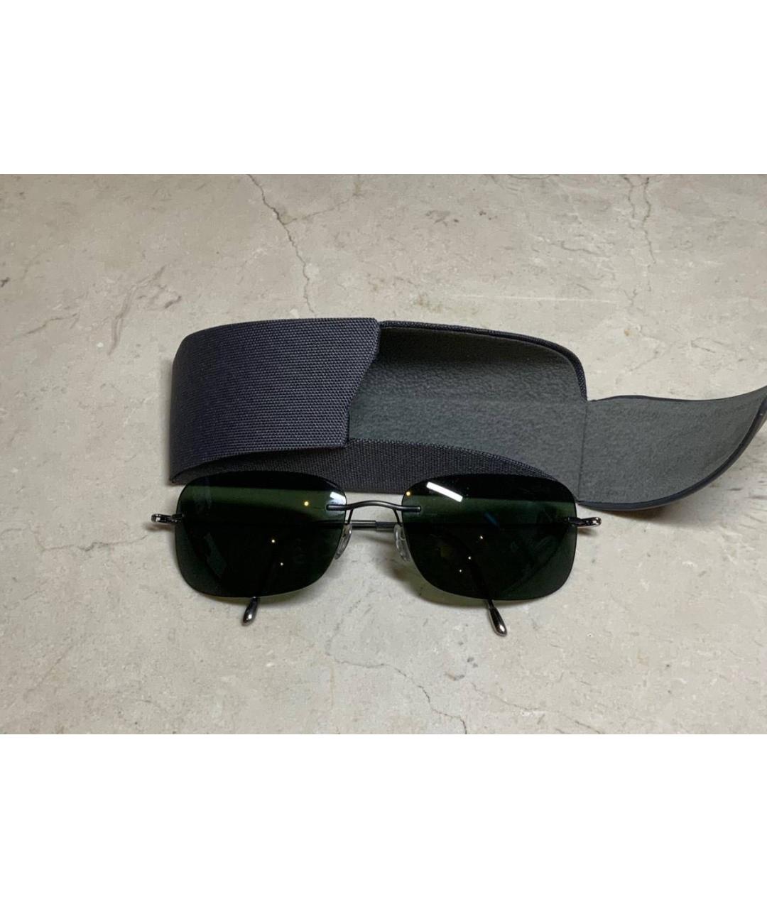 SILHOUETTE Зеленые металлические солнцезащитные очки, фото 8