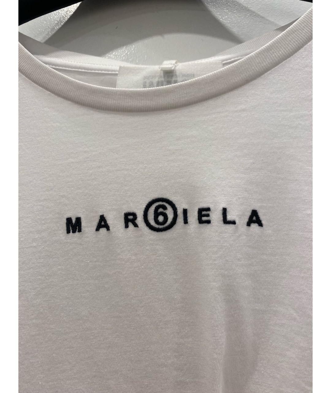 MM6 MAISON MARGIELA Белая футболка, фото 4