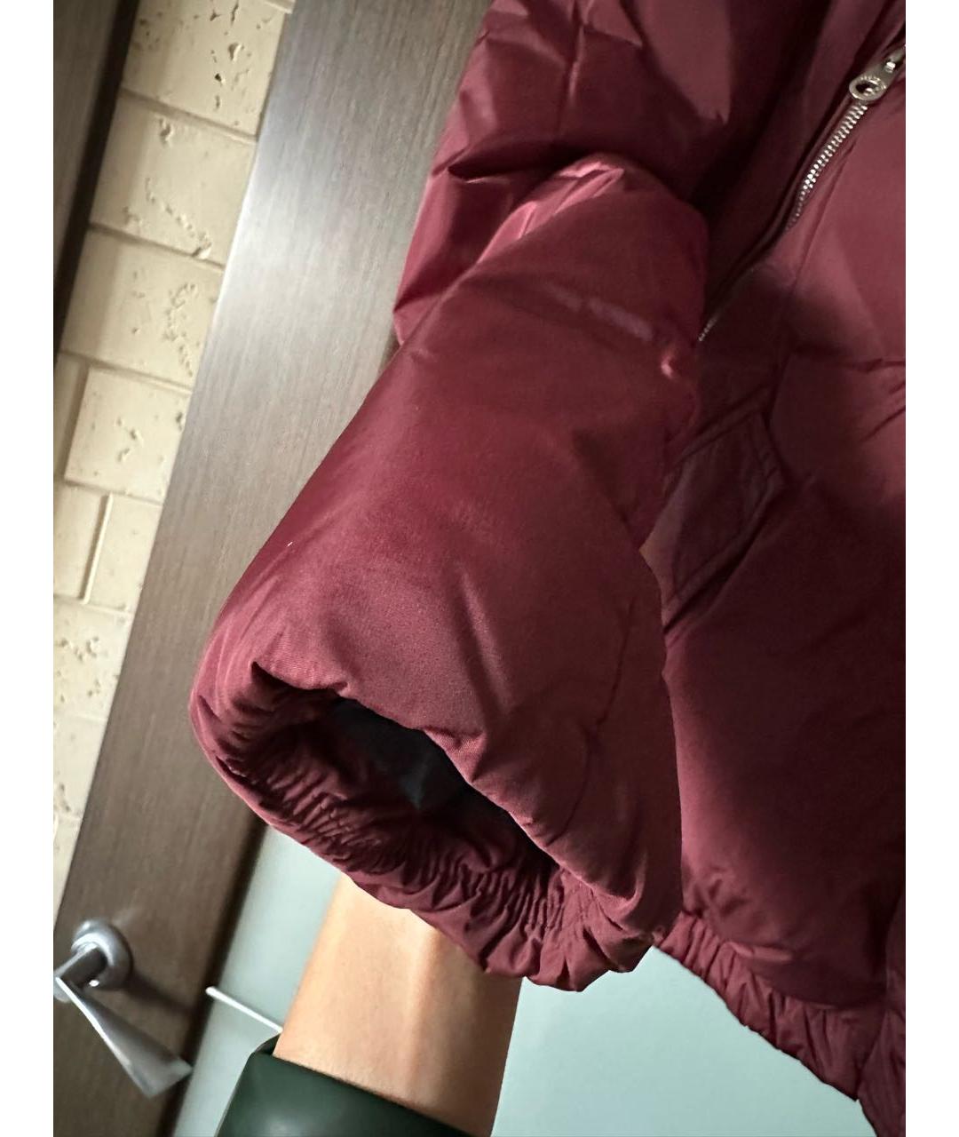 LEMPELIUS Бордовая полиамидовая куртка, фото 8