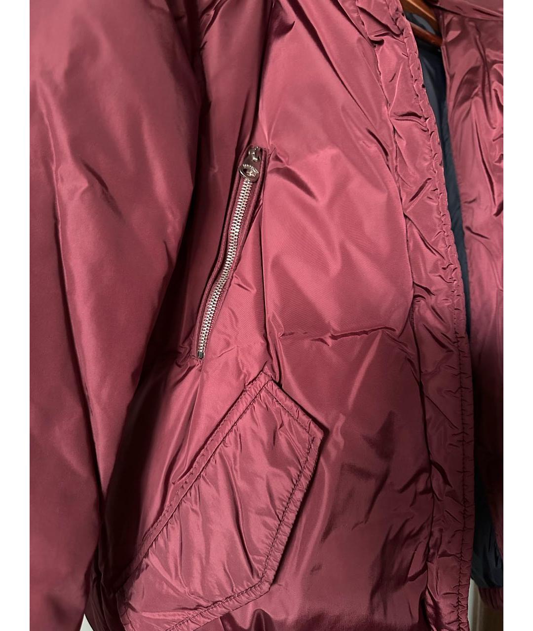 LEMPELIUS Бордовая полиамидовая куртка, фото 7