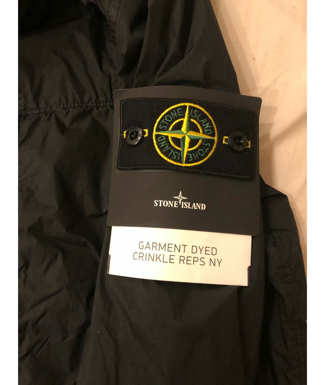 STONE ISLAND Черная полиамидовая куртка, фото 4