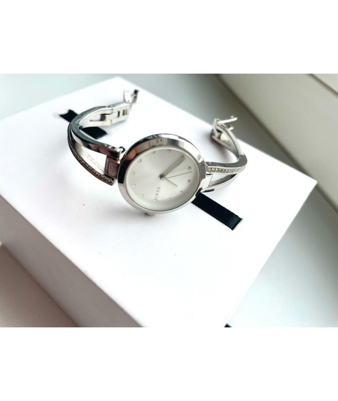 DKNY Серебряные часы, фото 4