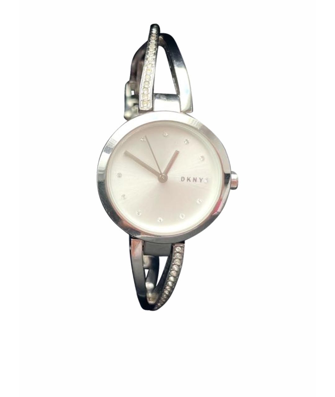 DKNY Серебряные часы, фото 1