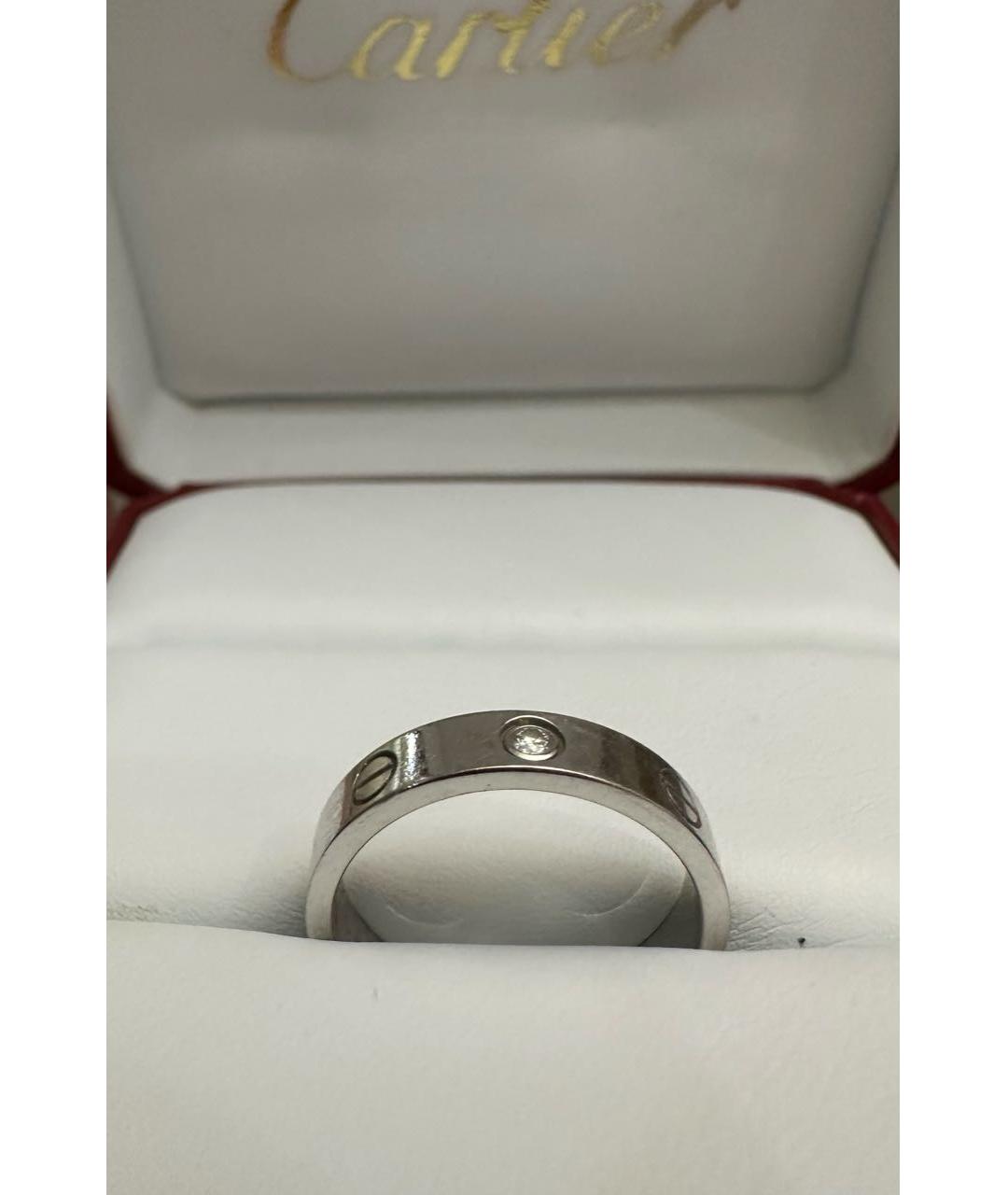 CARTIER Серебряное кольцо из белого золота, фото 3