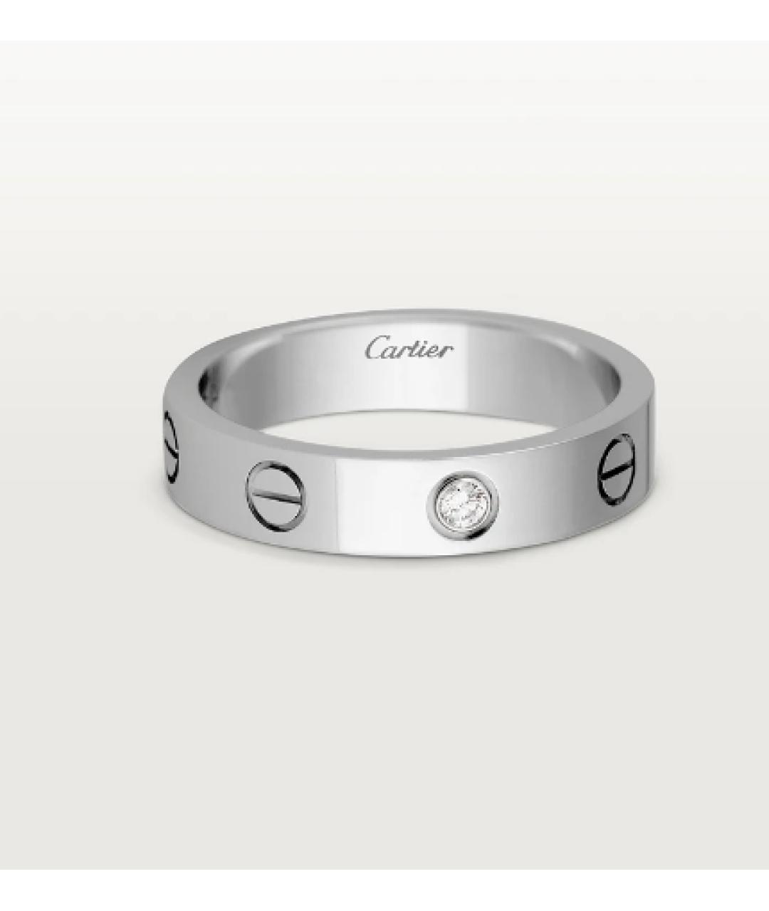 CARTIER Серебряное кольцо из белого золота, фото 6