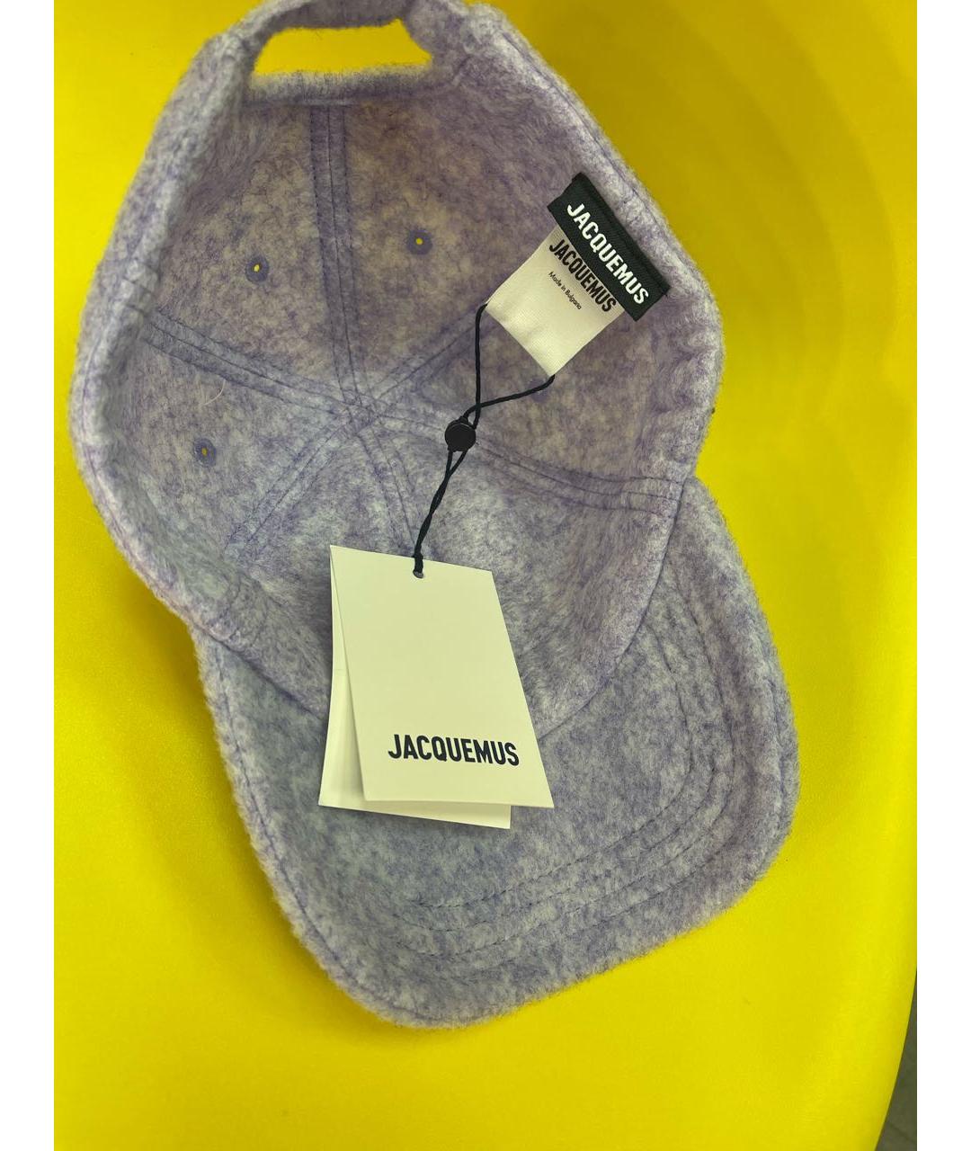 JACQUEMUS Фиолетовая кепка, фото 3