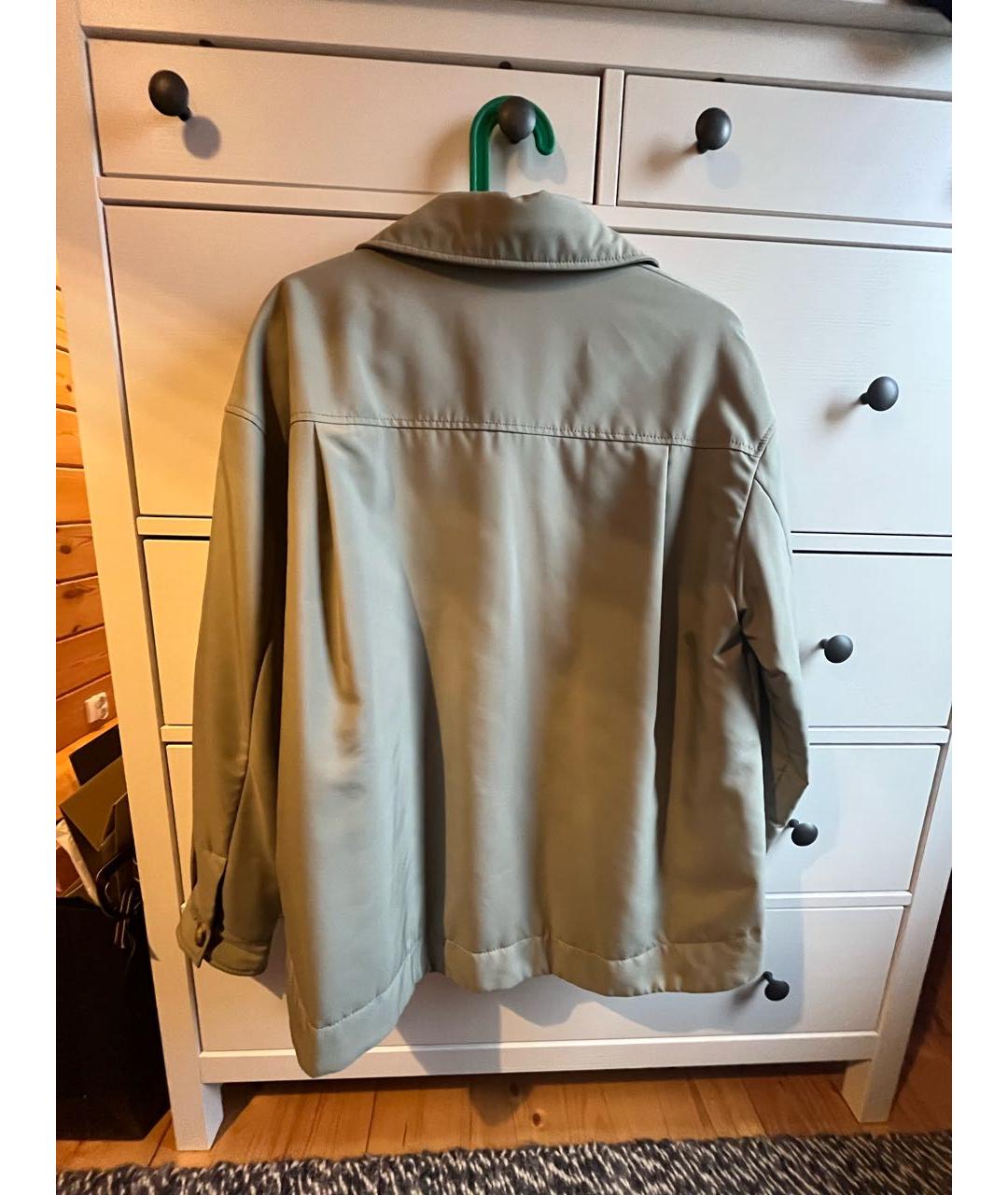 12 STOREEZ Зеленая полиэстеровая куртка, фото 2