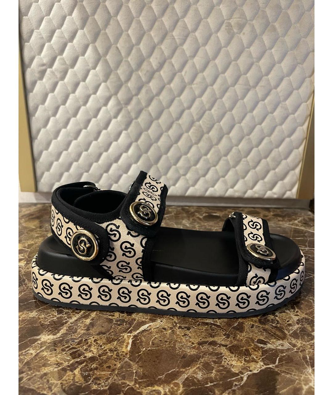 FERRAGAMO Кожаные сандалии, фото 9