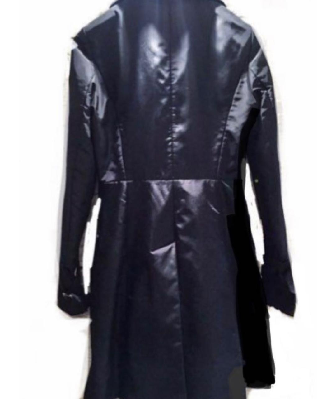 GIANFRANCO FERRE Черное полиамидовое пальто, фото 2