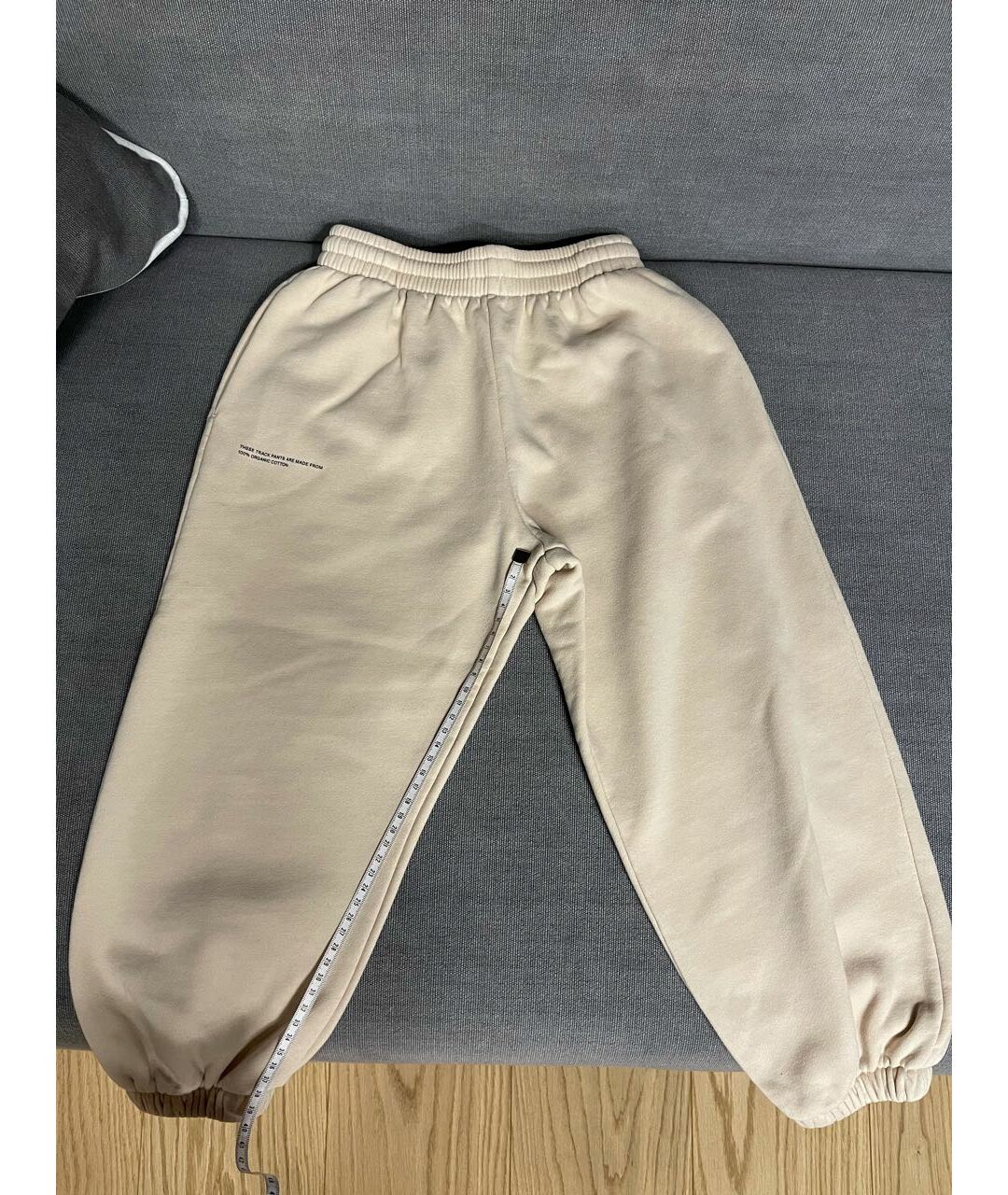THE PANGAIA Бежевые хлопковые брюки и шорты, фото 6